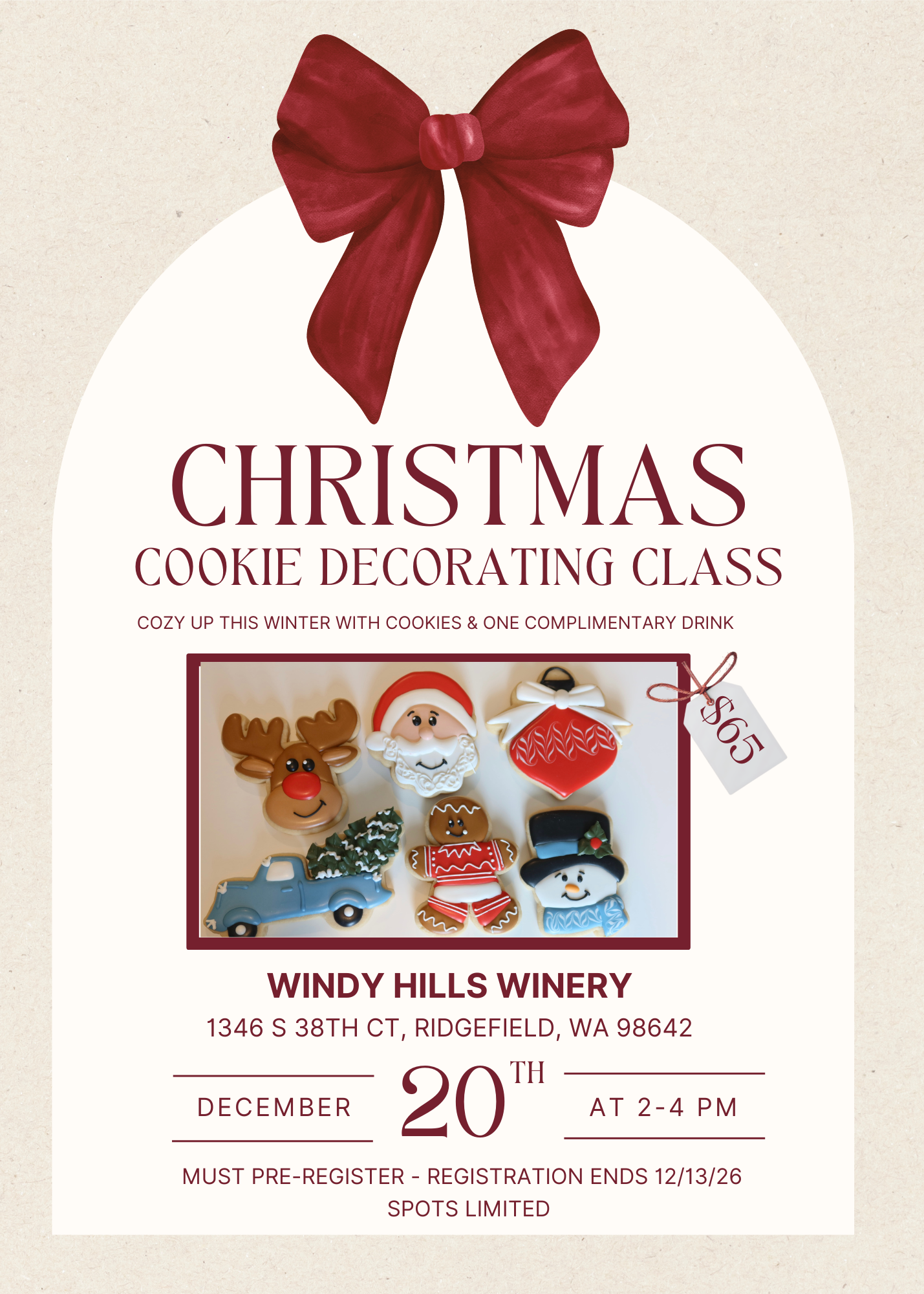 Windy Hills Christmas Cookie Class
