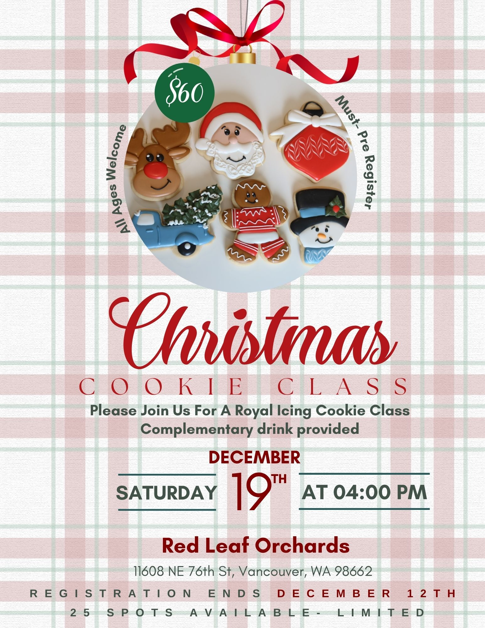 Red Leaf Coffee Shop Cookie Class