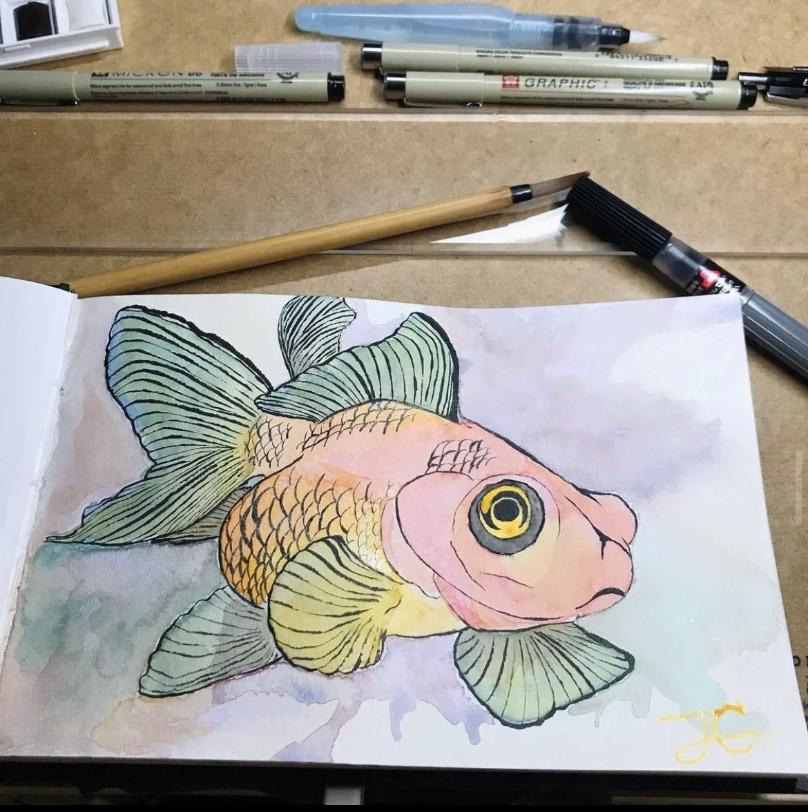 Watercolor on Cotton Paper