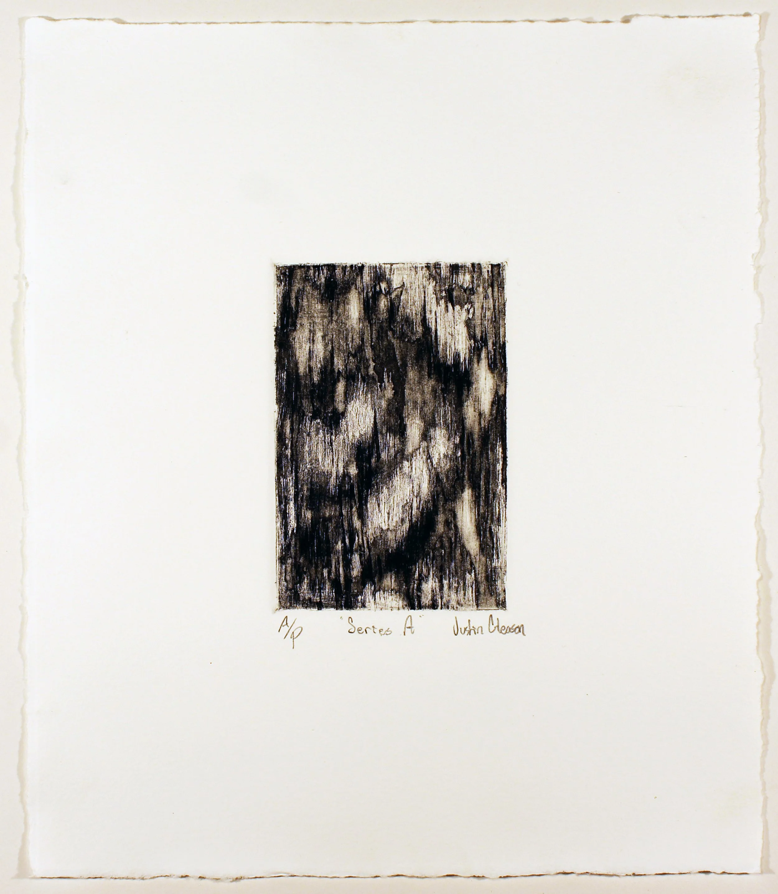 "Series A" - Acid etching print