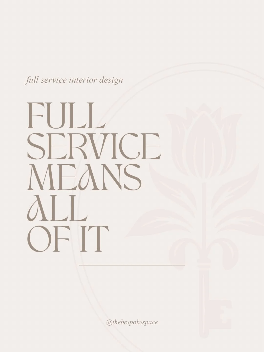 Most homeowners don&rsquo;t realize how much they&rsquo;re leaving on the table by not hiring an interior designer from the start.

Full service interior design isn&rsquo;t just about making a space look beautiful, it&rsquo;s end to end project manag