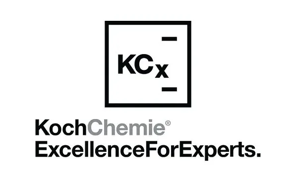 Koch Chemie logo with text 'ExcellenceForExperts' and 'KCx' inside a square.