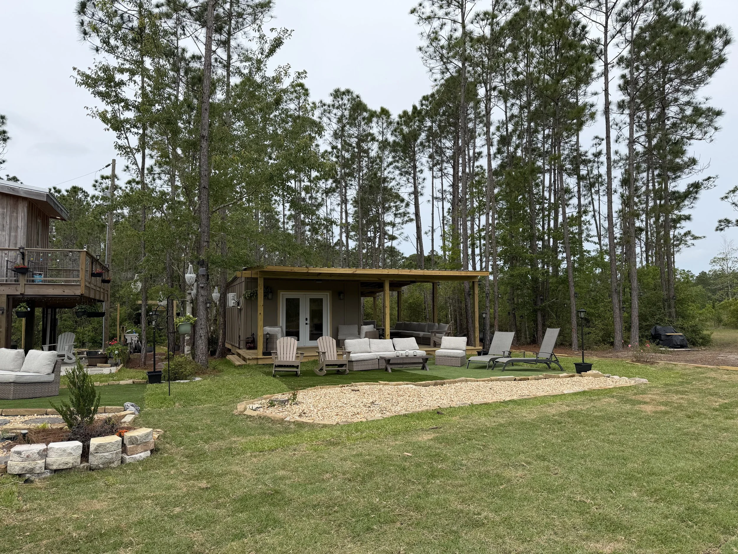 Water + Woods is an outdoor wedding and event venue in Gulf Shores, Alabama near Orange Beach and The Wharf.