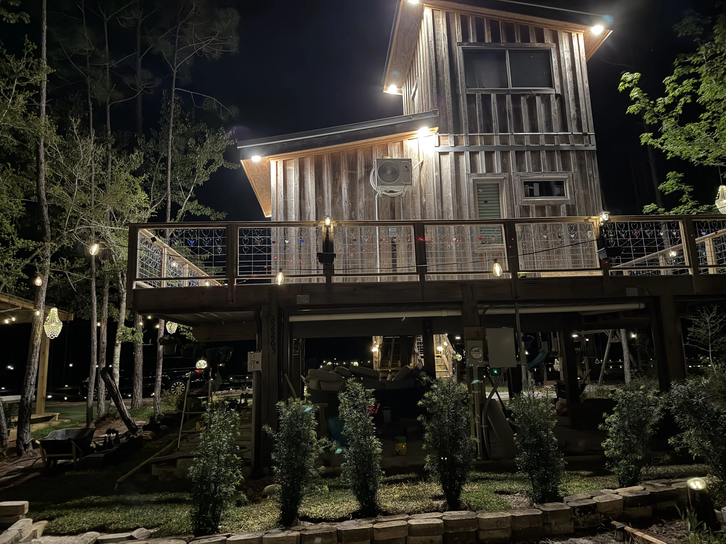 Water + Woods is an outdoor wedding and event venue in Gulf Shores, Alabama near Orange Beach and The Wharf.