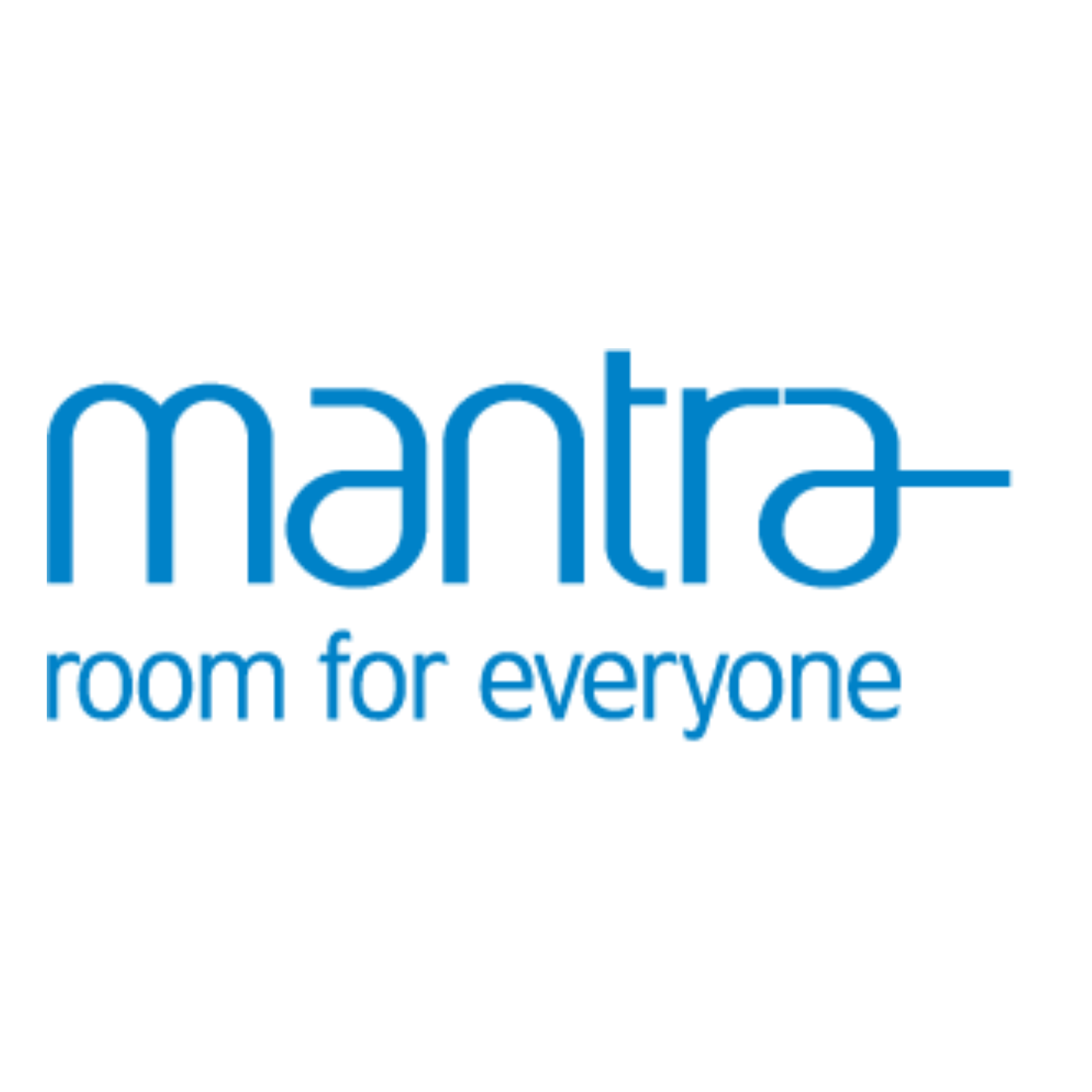 Blue and teal text reads 'momofoam,' with the words 'momo' and 'foam' in smaller font underneath.