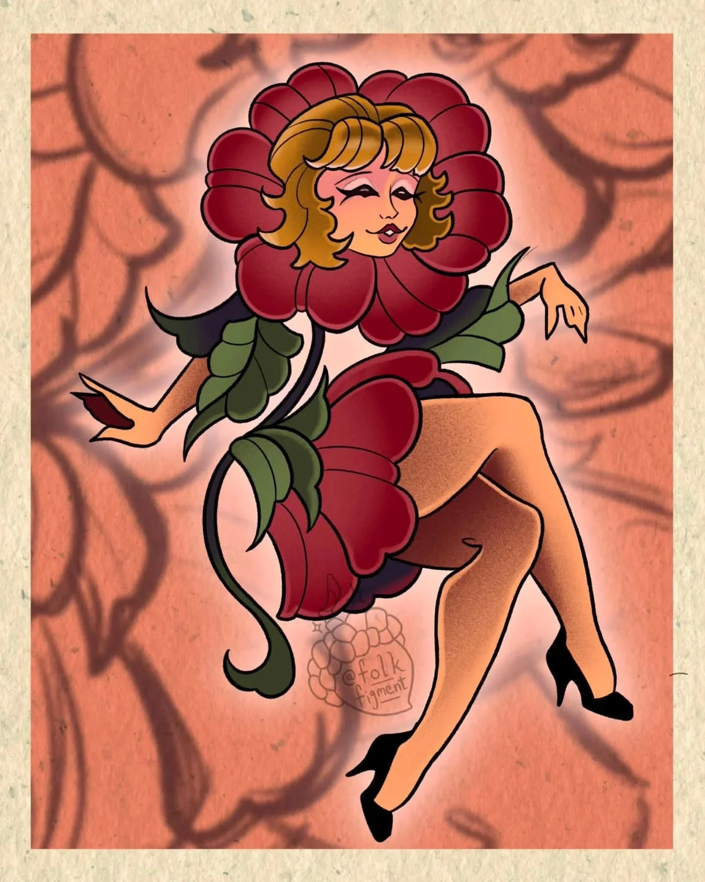 floral lass up for grabs! 🌹🌷🌻
shoot me an email folkfigment@gmail.comto claim!
color preferred 

love u!!!

#folkfigment
#tattooflash 
#whimsicaltattoo