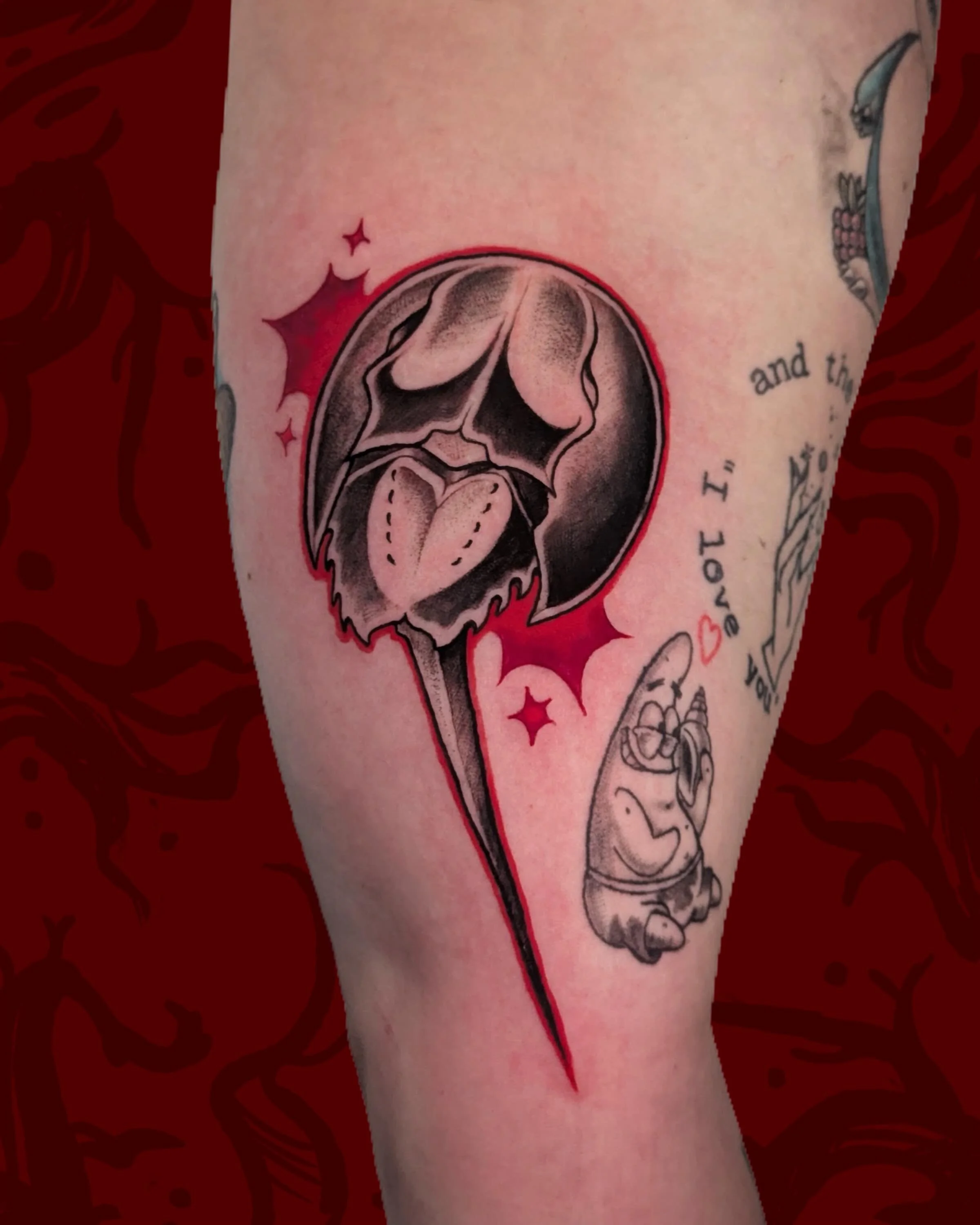 horseshoe crab friend from the 2day 🌟

booking 4 july + august! Email me at folkfigment@gmail.com to get in&hearts;️