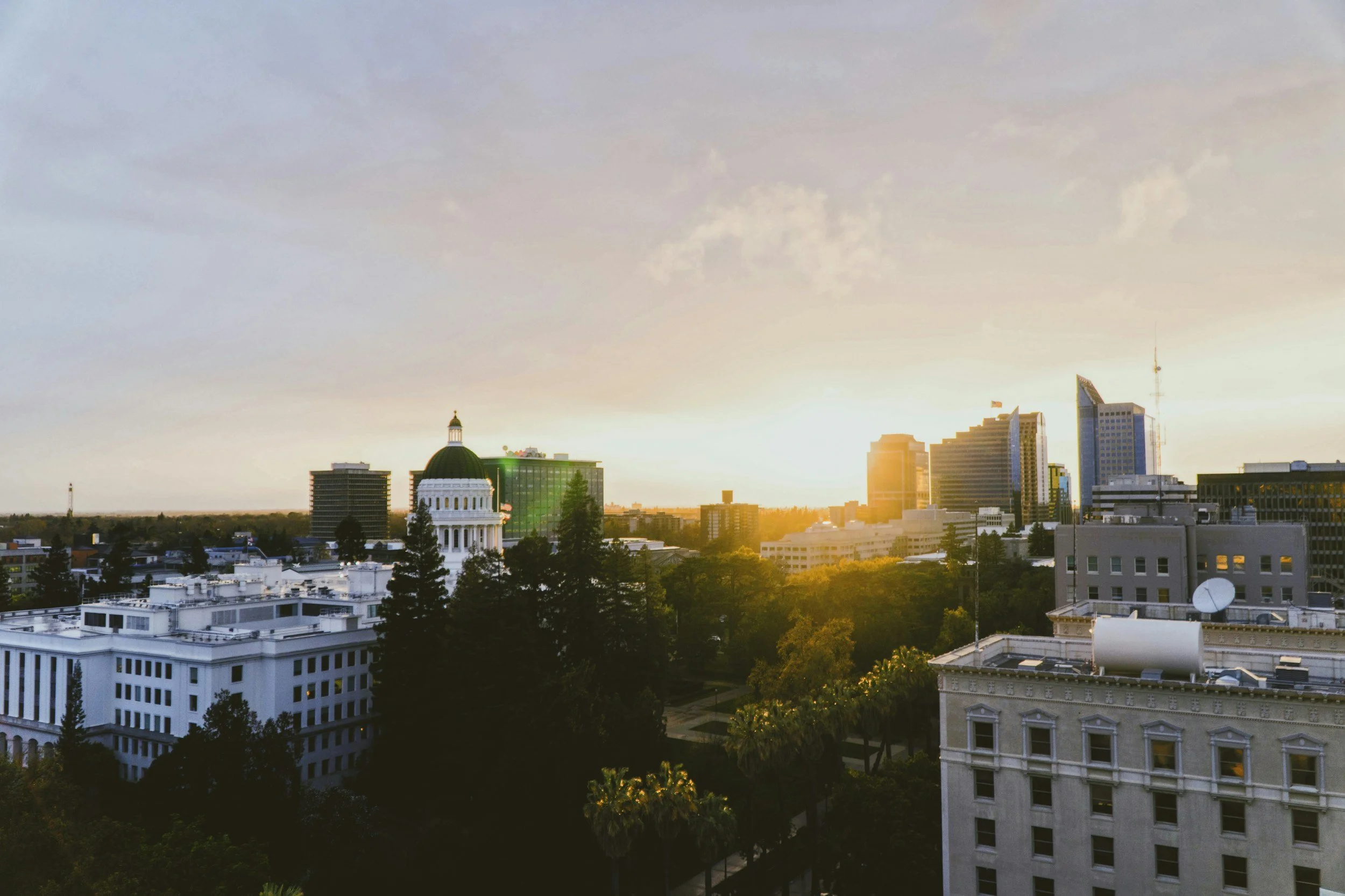 Sunrise on sacramento capital real estate