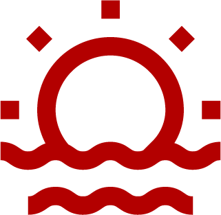 Geometric drawing of an outline square with sections divided by vertical, horizontal, and diagonal lines.