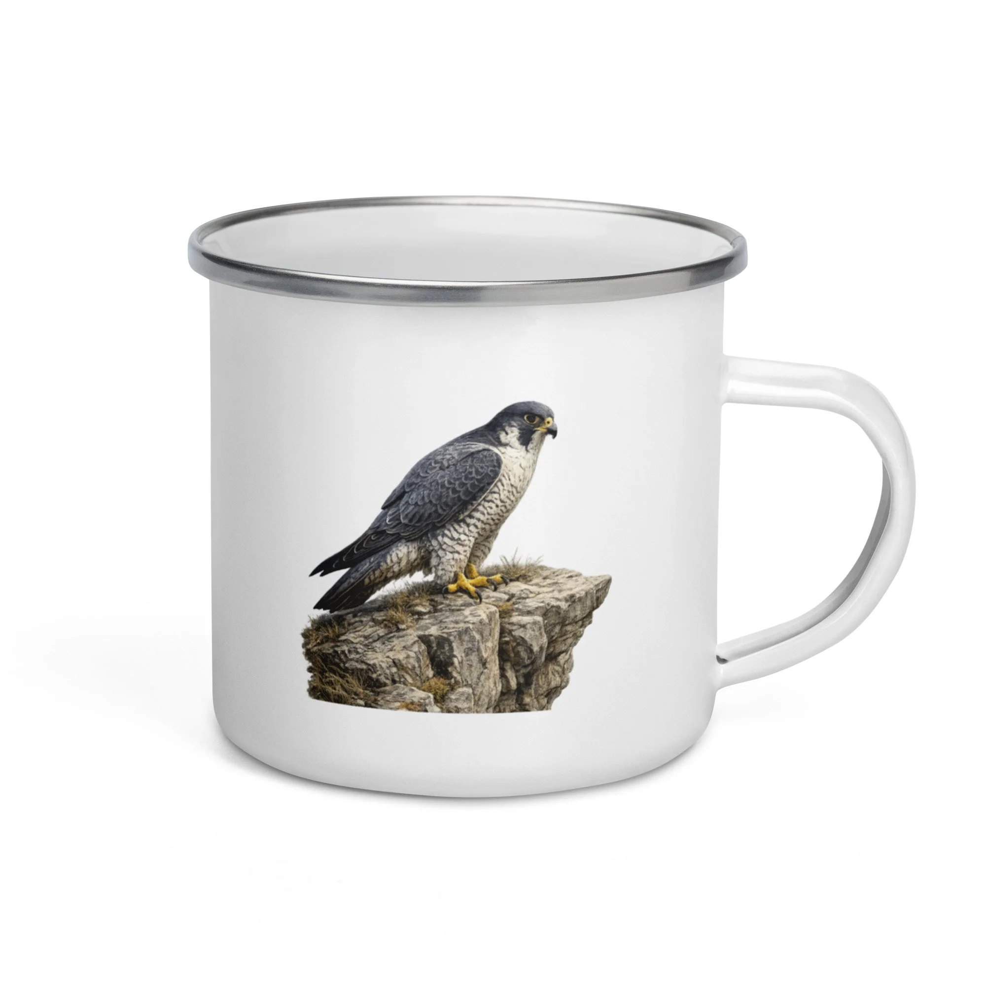 Peregrine Enamel Mug