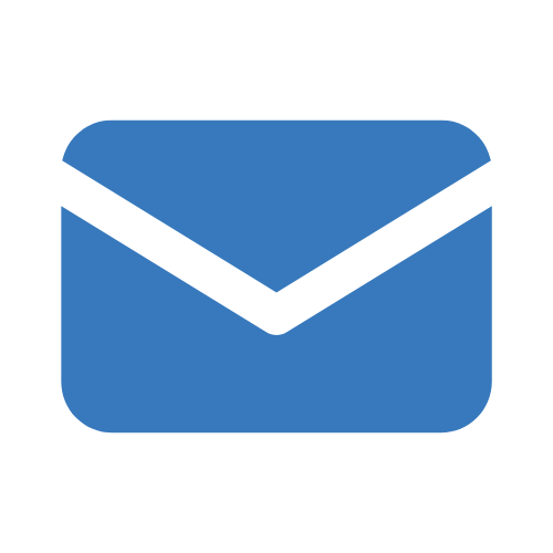 Icon of an open envelope representing email or messaging.