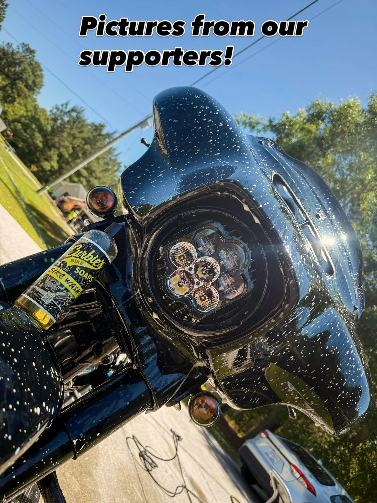 Real rides, real clean 🧼. Products for showstoppers, daily grinders, project bikes and all the rest! #motorcycle #naturalsoap #madeinusa #veteranowned