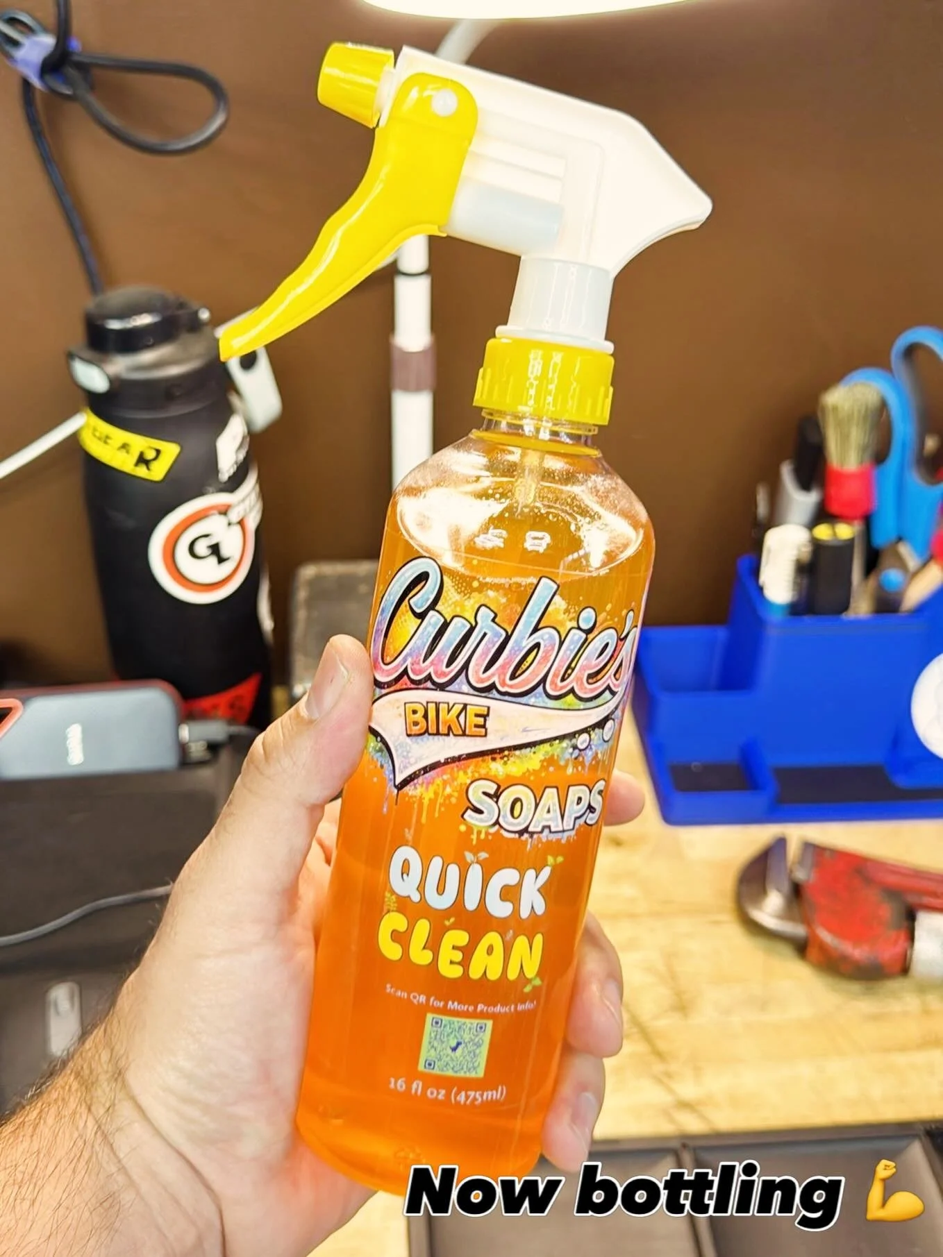Spray, wipe, done. Our all-natural, powerful, and safe formula makes it easy to achieve amazing results. #motorcycle #naturalsoap