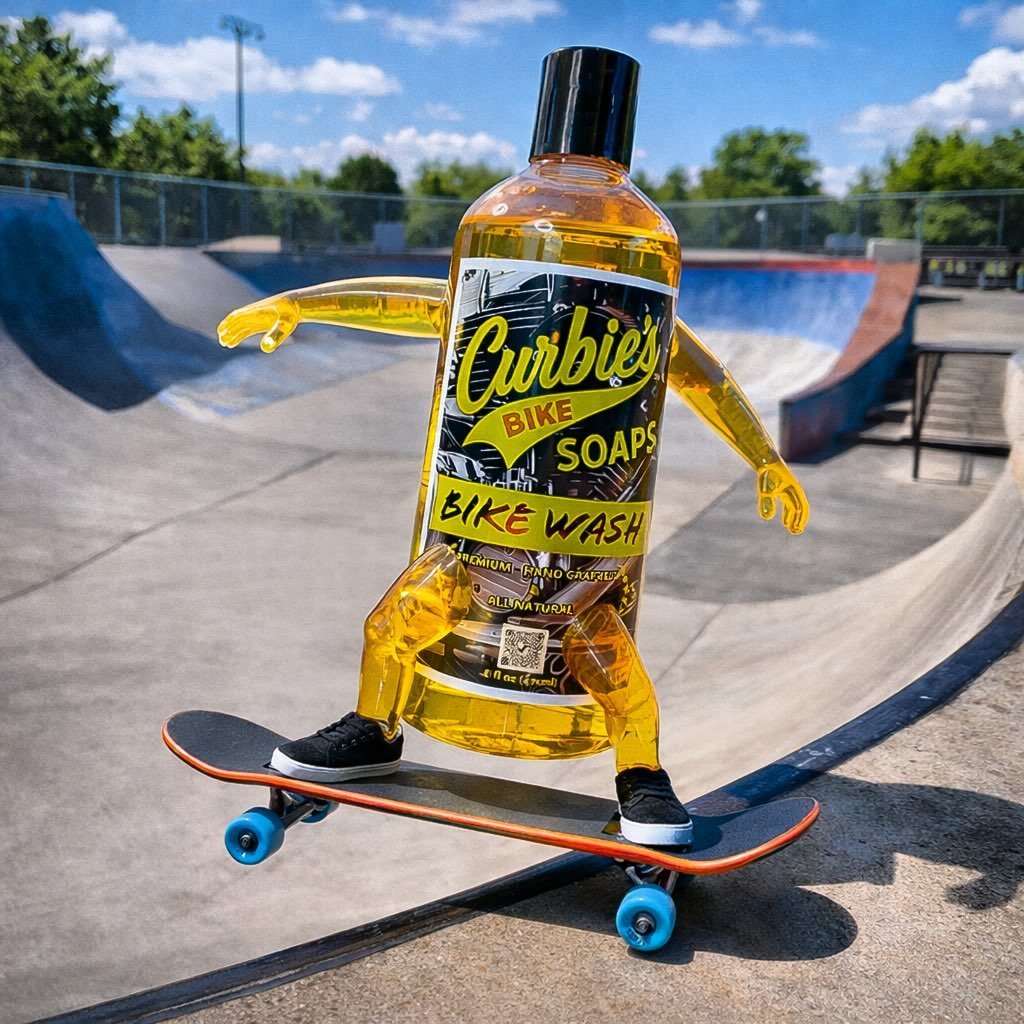 Free will + computer = madness. Happy Monday from your friends at Curbie&rsquo;s Bike Soaps! #naturalsoap #handmade #motorcycle