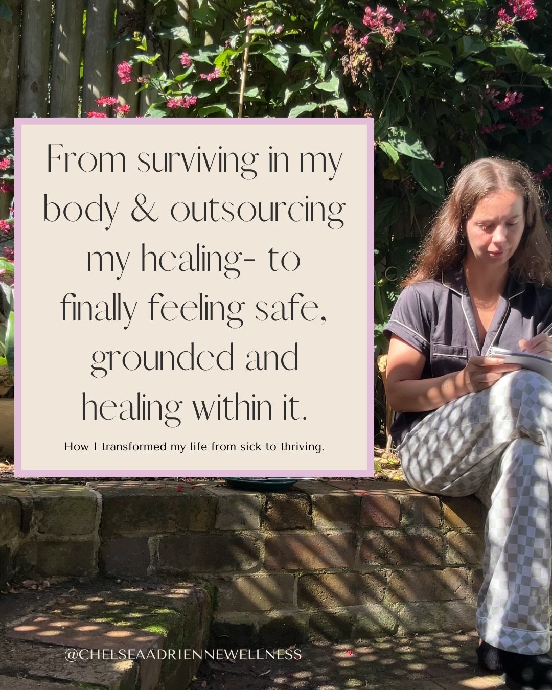 Modern medicine teaches us:
You have a symptom therefore, your body needs to be fixed.

Feminine wisdom shows us that our symptoms are showing us where we are disconnected from our bodies and that something in our lives is out of alignment. 

I was l