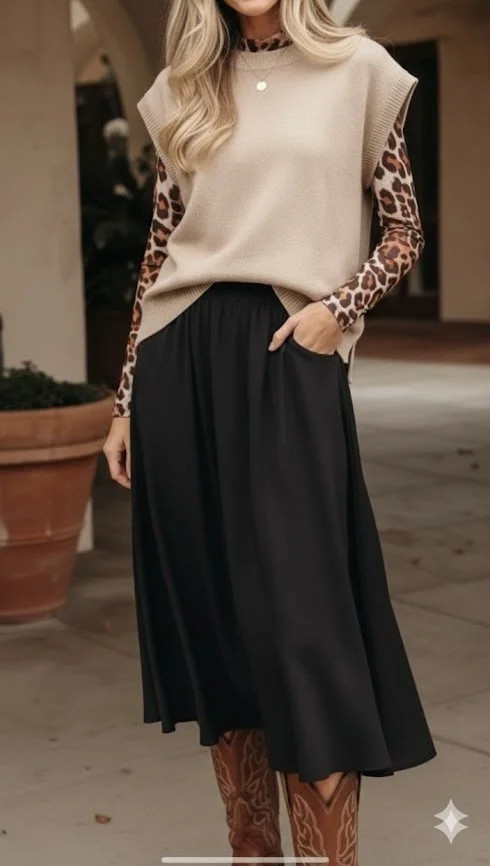 Leopard Print Mesh Shirt