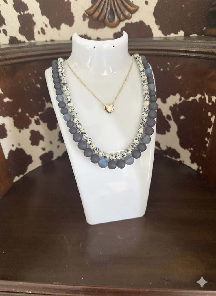 Prairie Heart Necklace Set