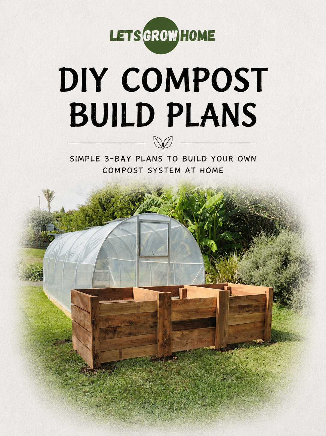 DIY 3 Bay Compost Plans