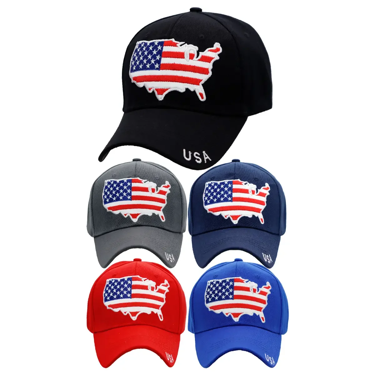USA American Flag Baseball Cap