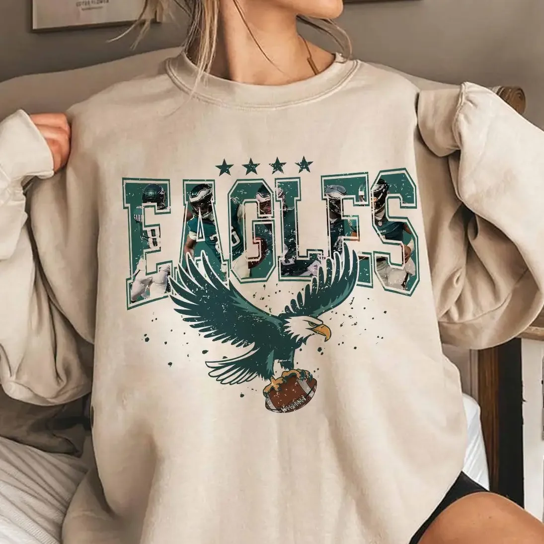 Fly Eagle Game Day Retro Philadelphia Football