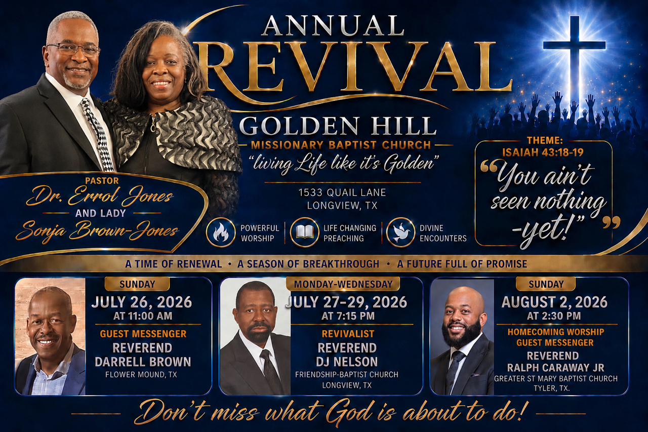 Golden Hill Missionary Baptist Church Annual Revival