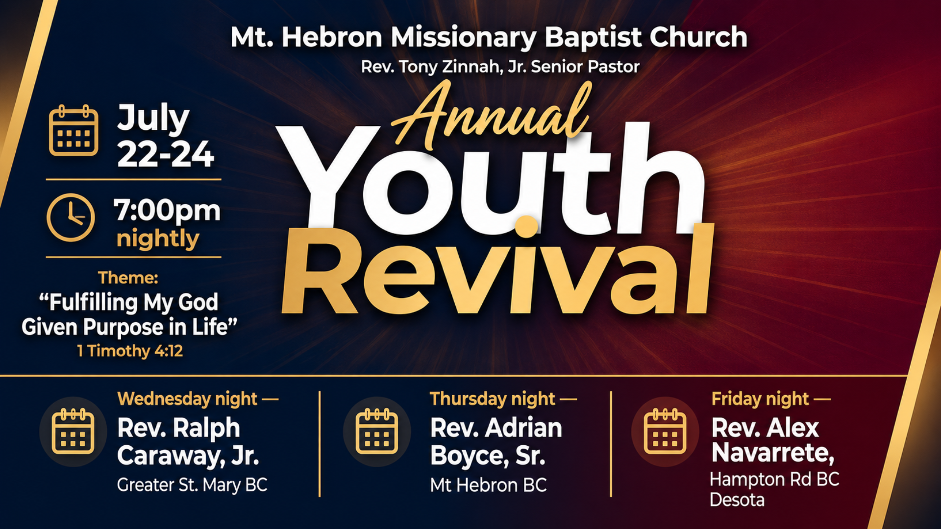 Mt. Hebron Missionary Baptist Church
