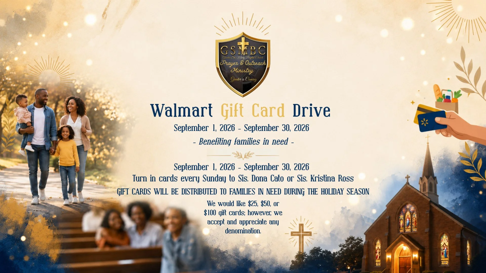 Walmart Gift Card Drive