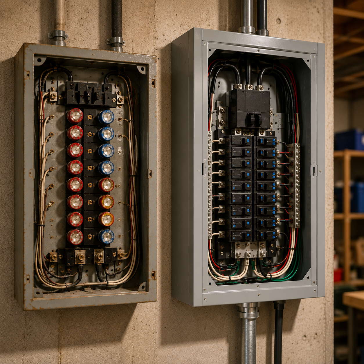 Should You Convert a Fuse Box to a Breaker Panel?