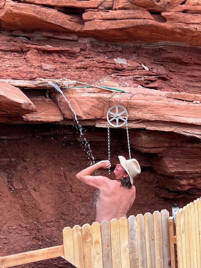 Private Shower Critter Canyon