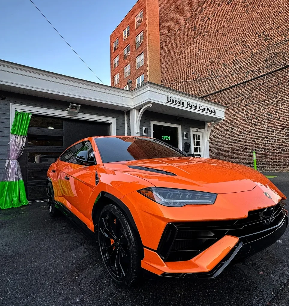 Exterior hand wash at New Shine Auto