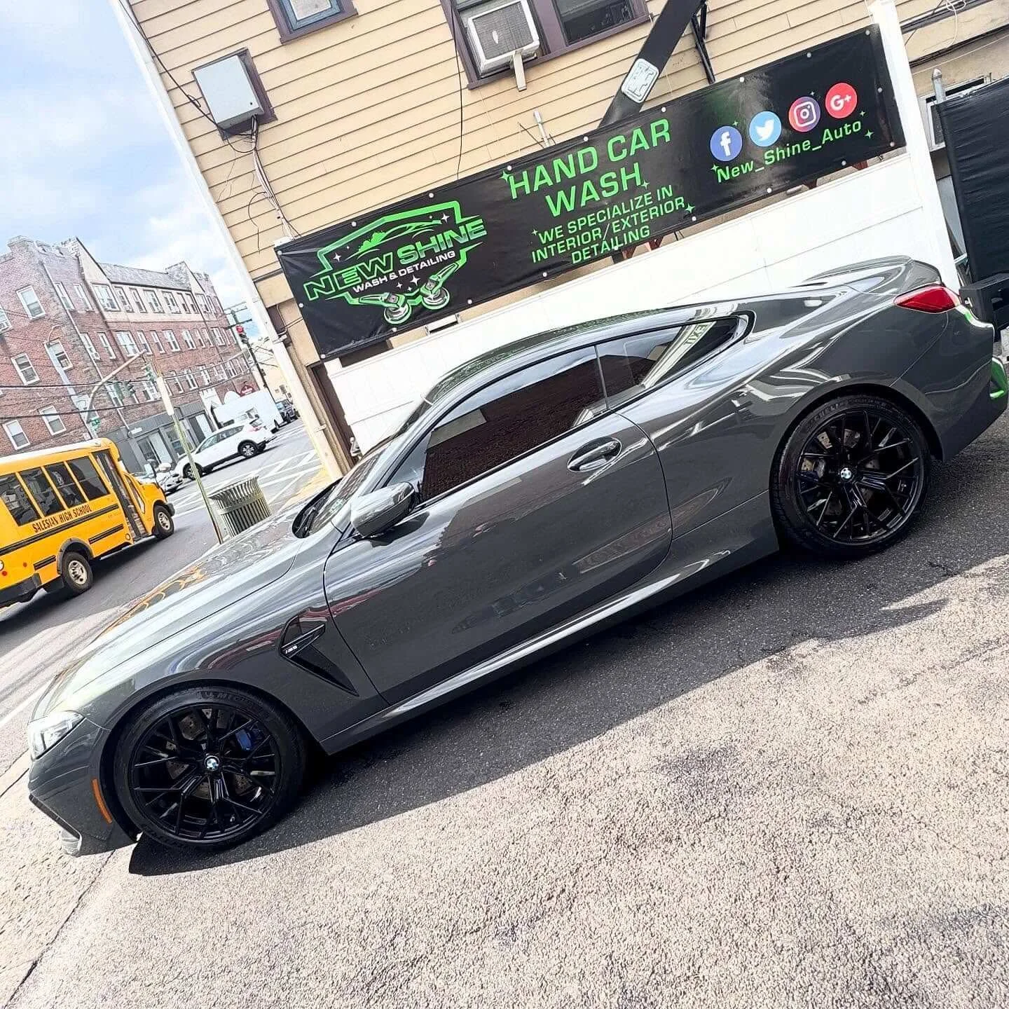 Interior and exterior car detailing