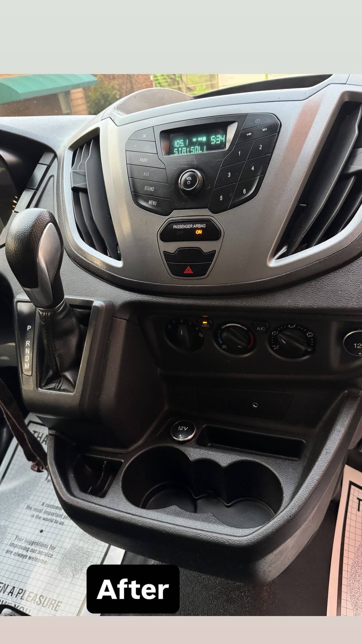 Before and after hand car wash