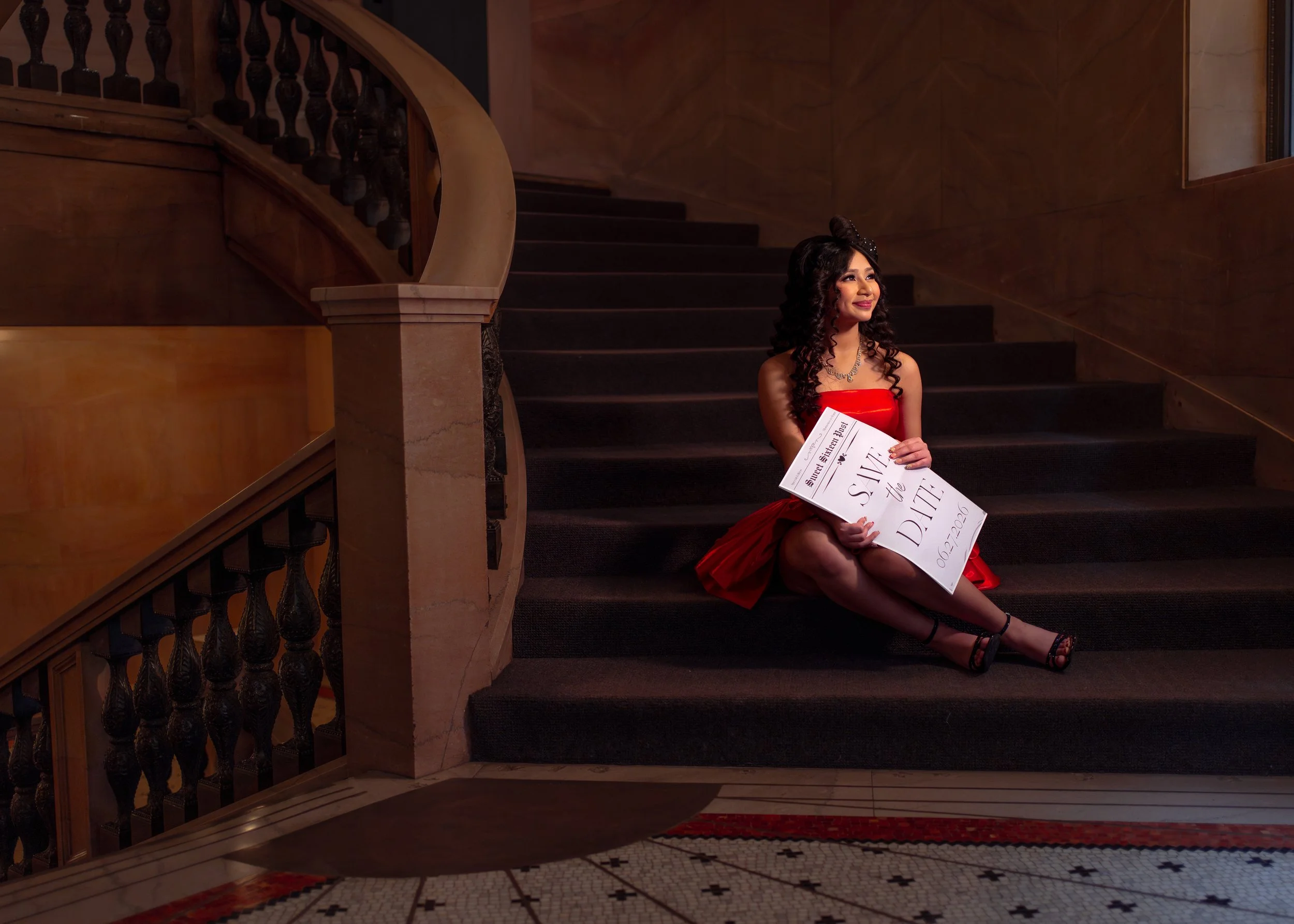 Sweet sixteen editorial portrait session Chicago