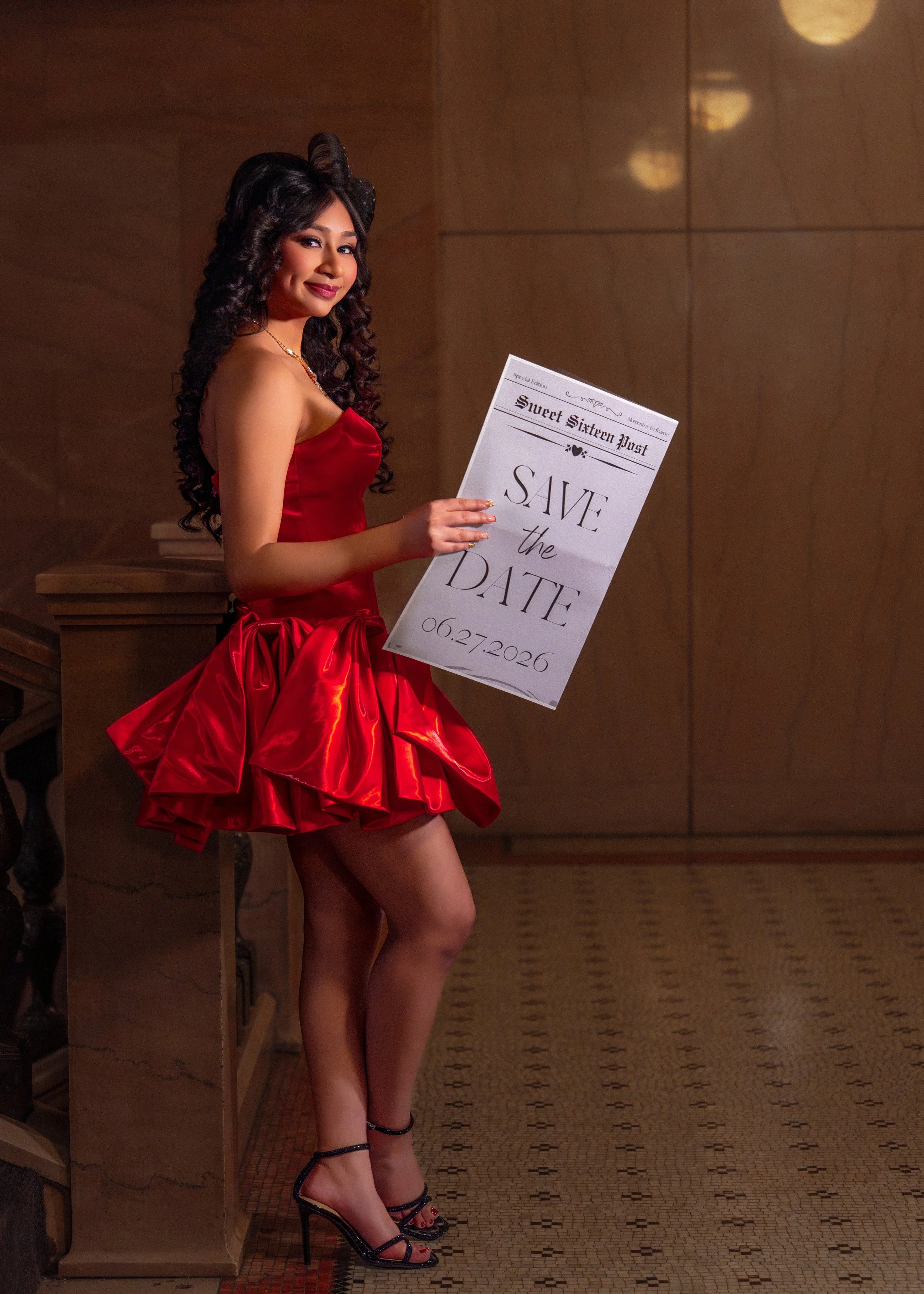 Sweet sixteen editorial portrait session Chicago