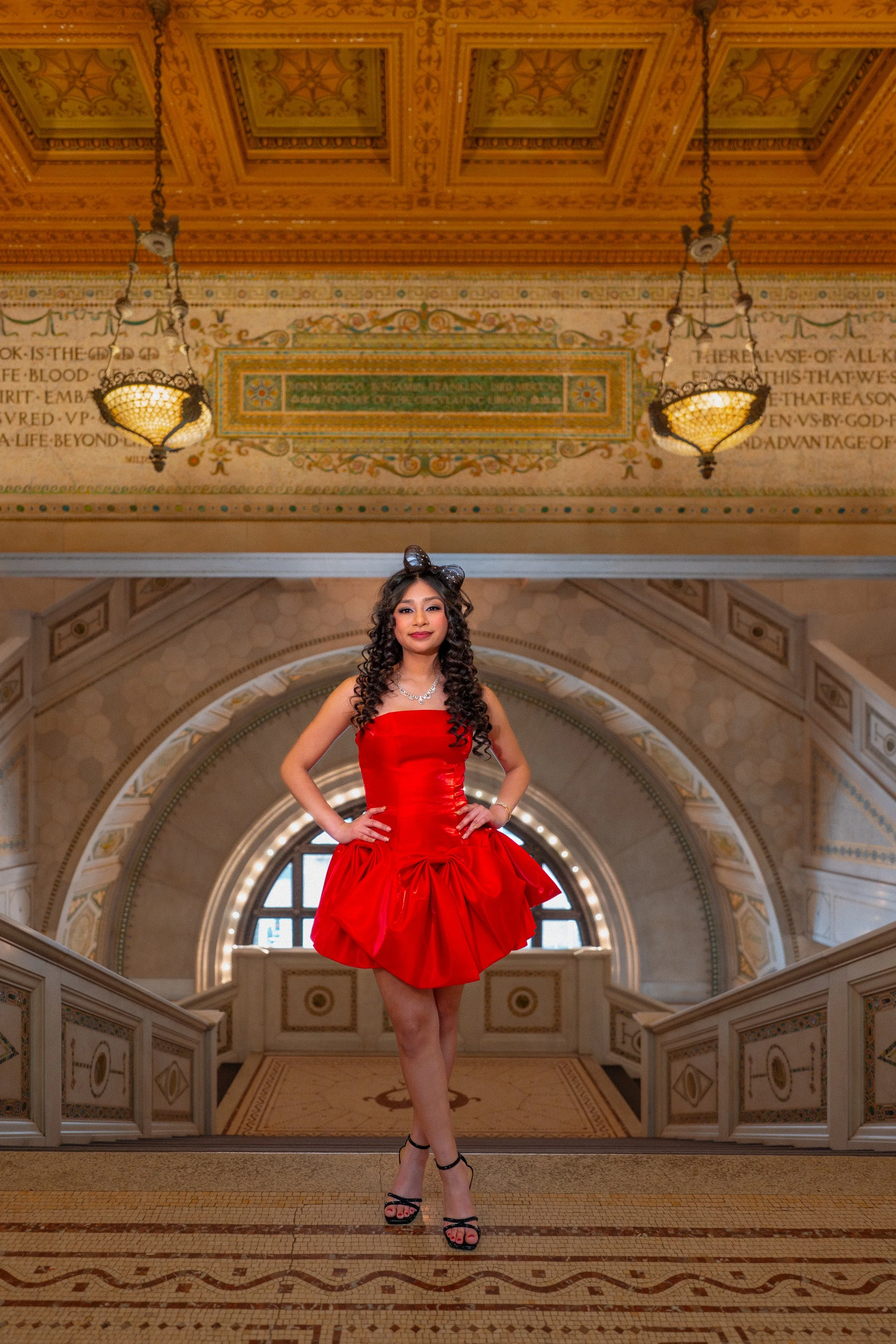 Sweet sixteen editorial portrait session Chicago