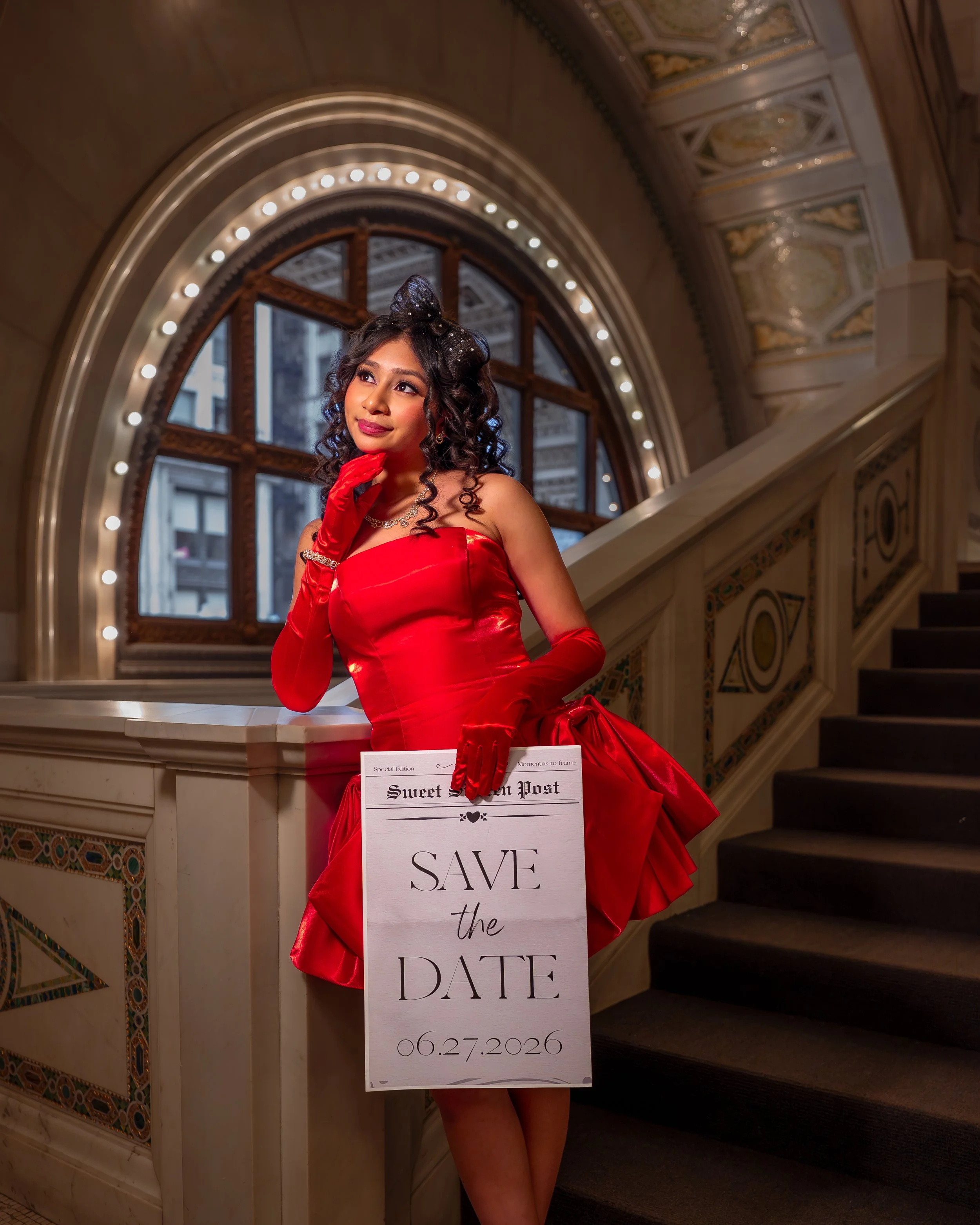 Sweet sixteen editorial portrait session Chicago