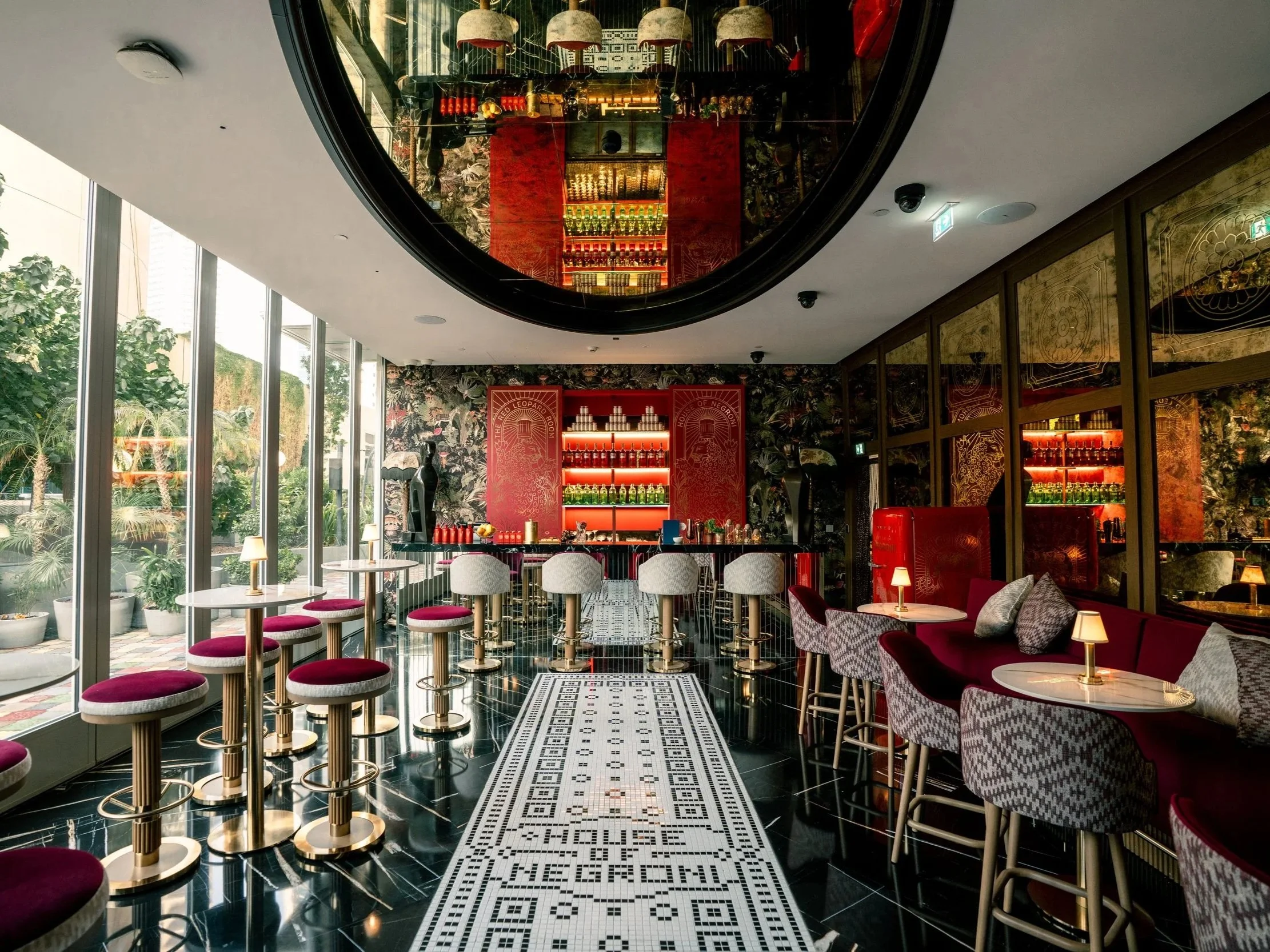 Red Leopard Room Arrival