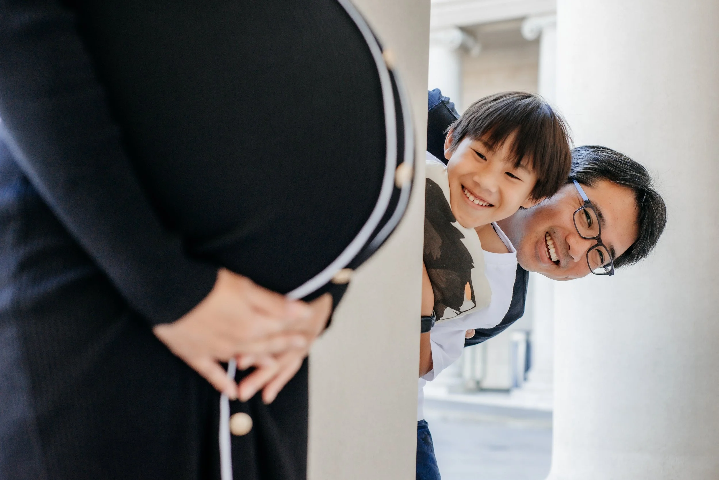 Playful maternity photo session in san francisco