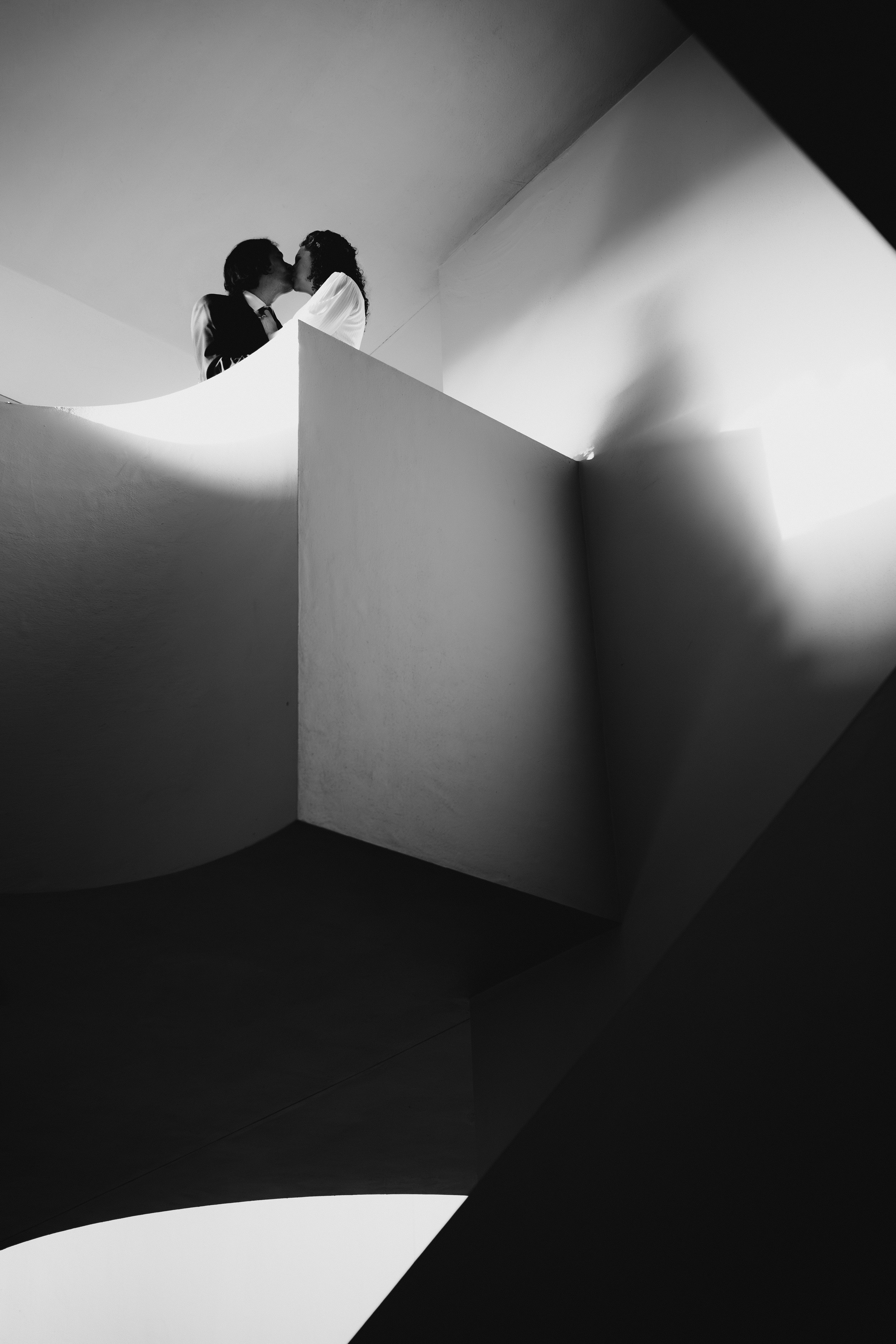 Geometry of the staircase at the beautiful Marin County Civic Center