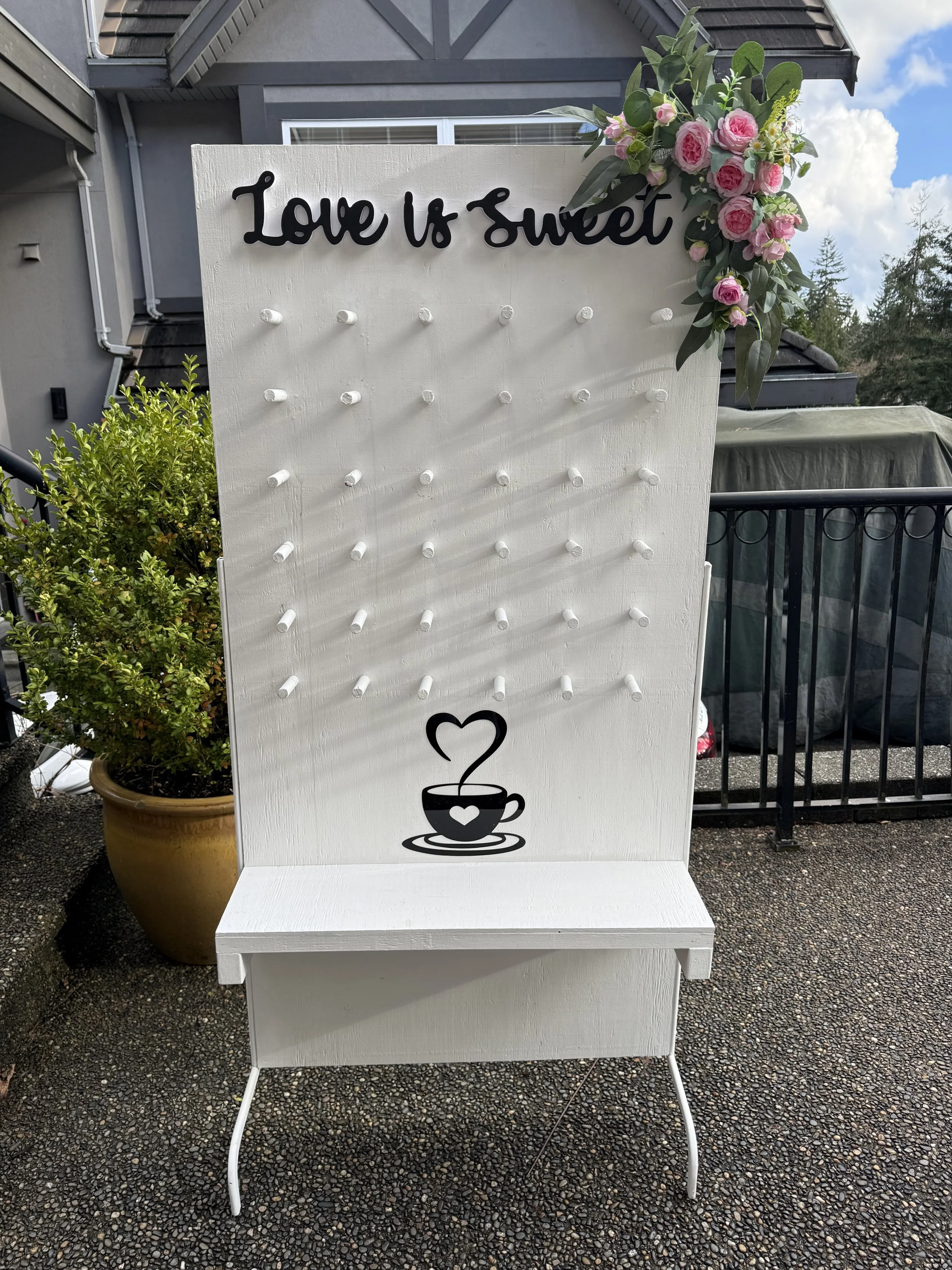 "Love Is Sweet" Donut Wall