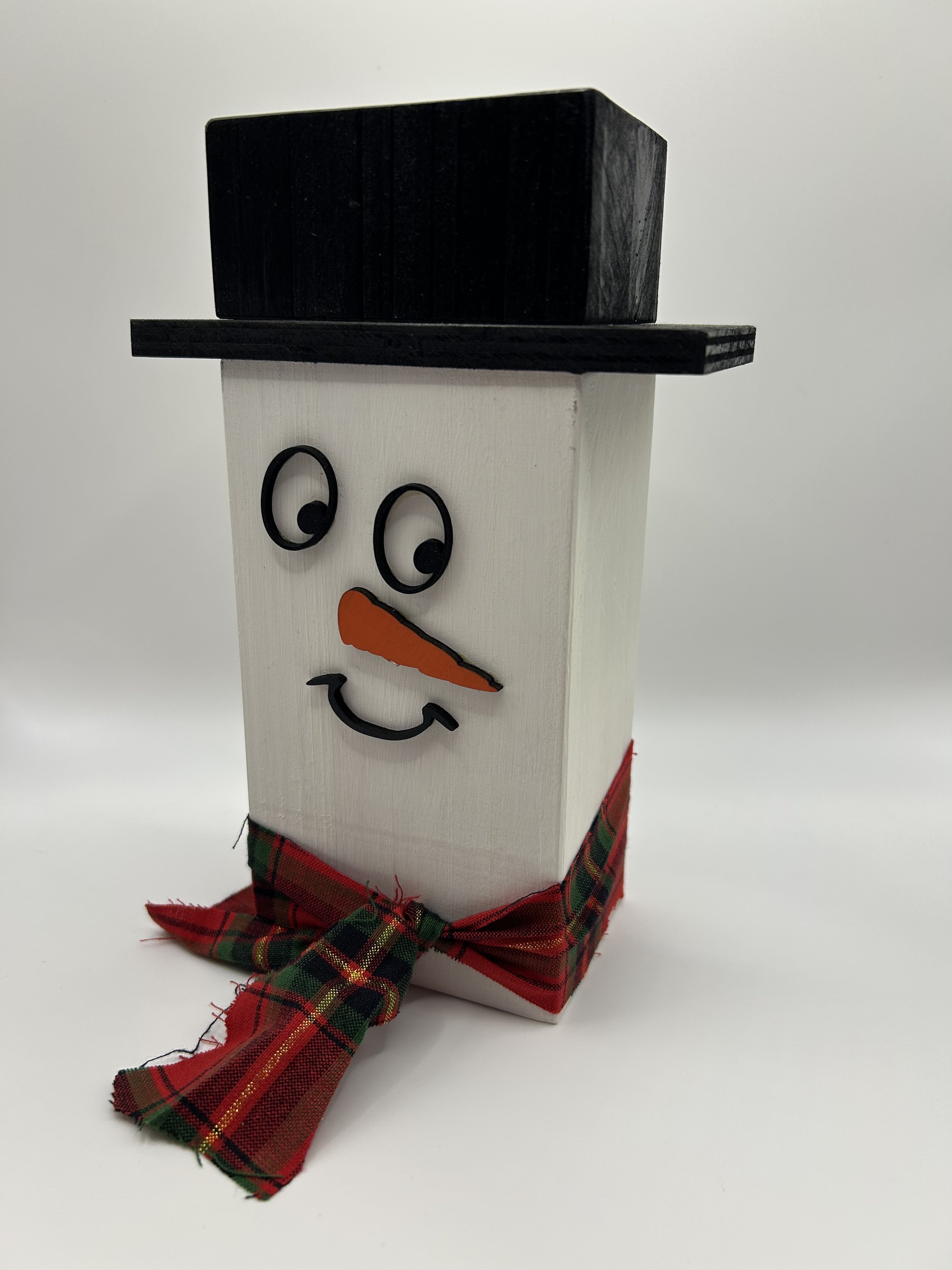 Wooden Snowman
