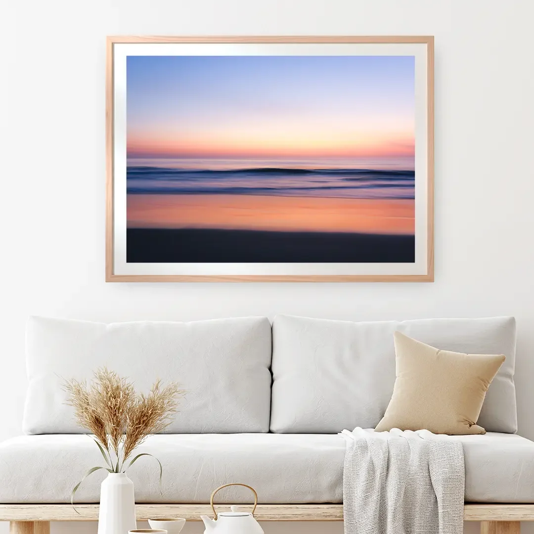 Abstract sunrise print by photographer Michael Tomkinson