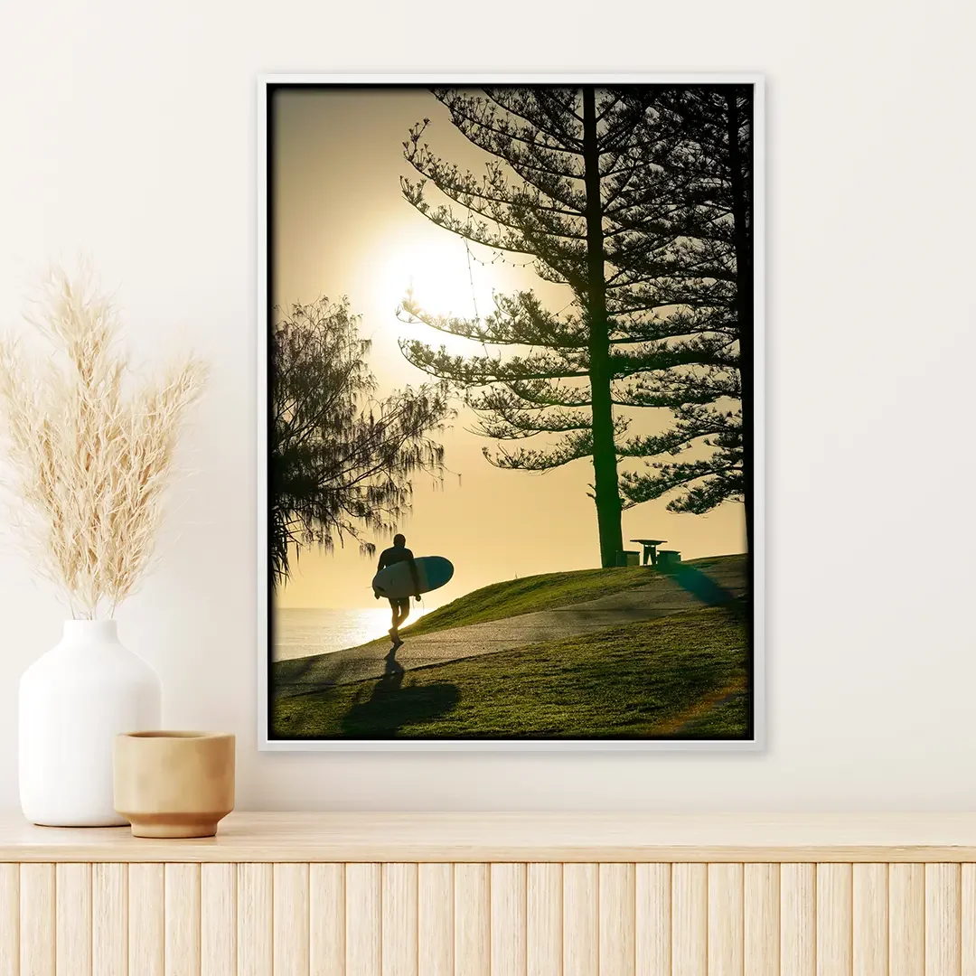 Burleigh Heads print by photographer Michael Tomkinson