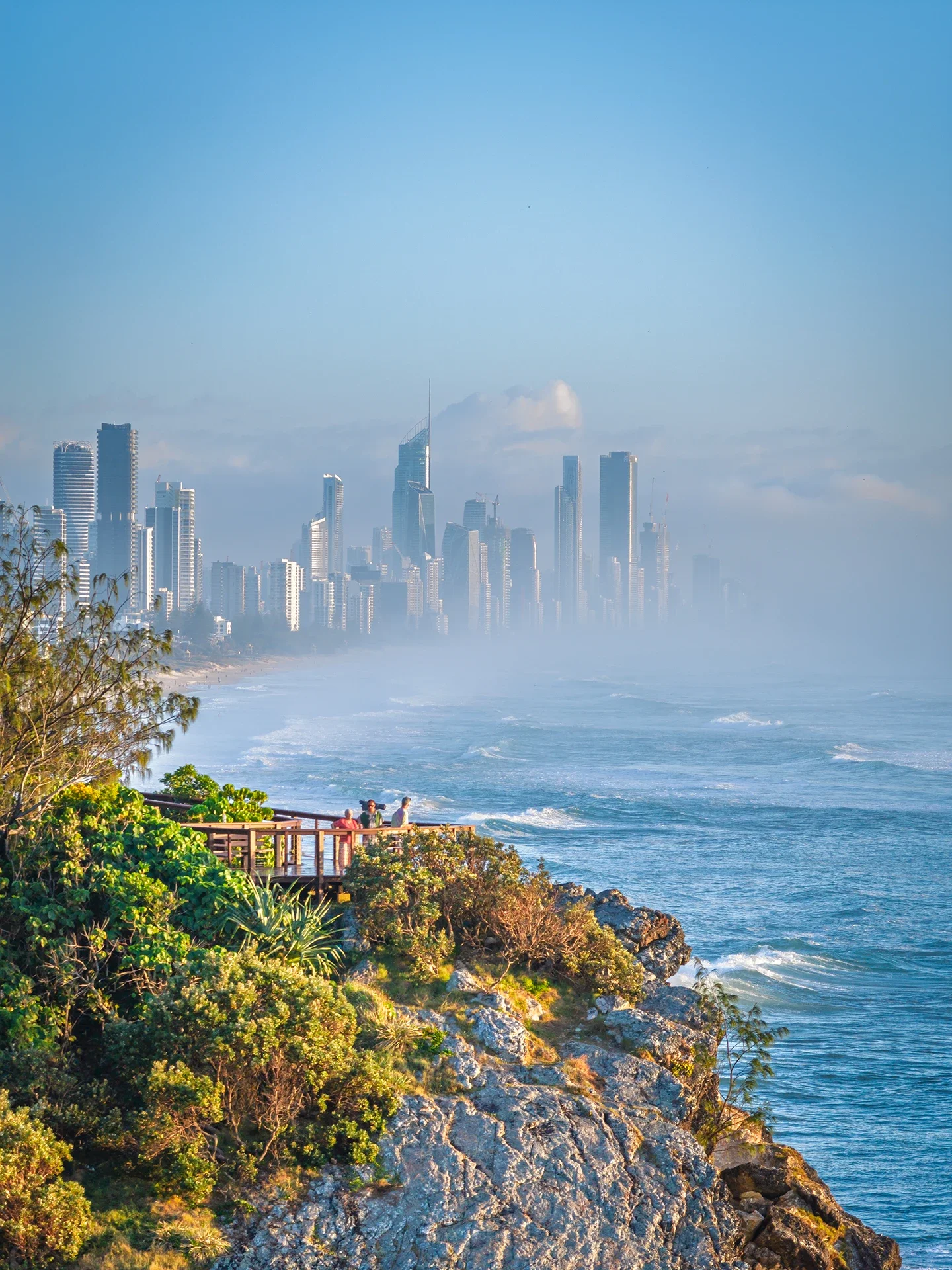 Gold Coast city skyline.