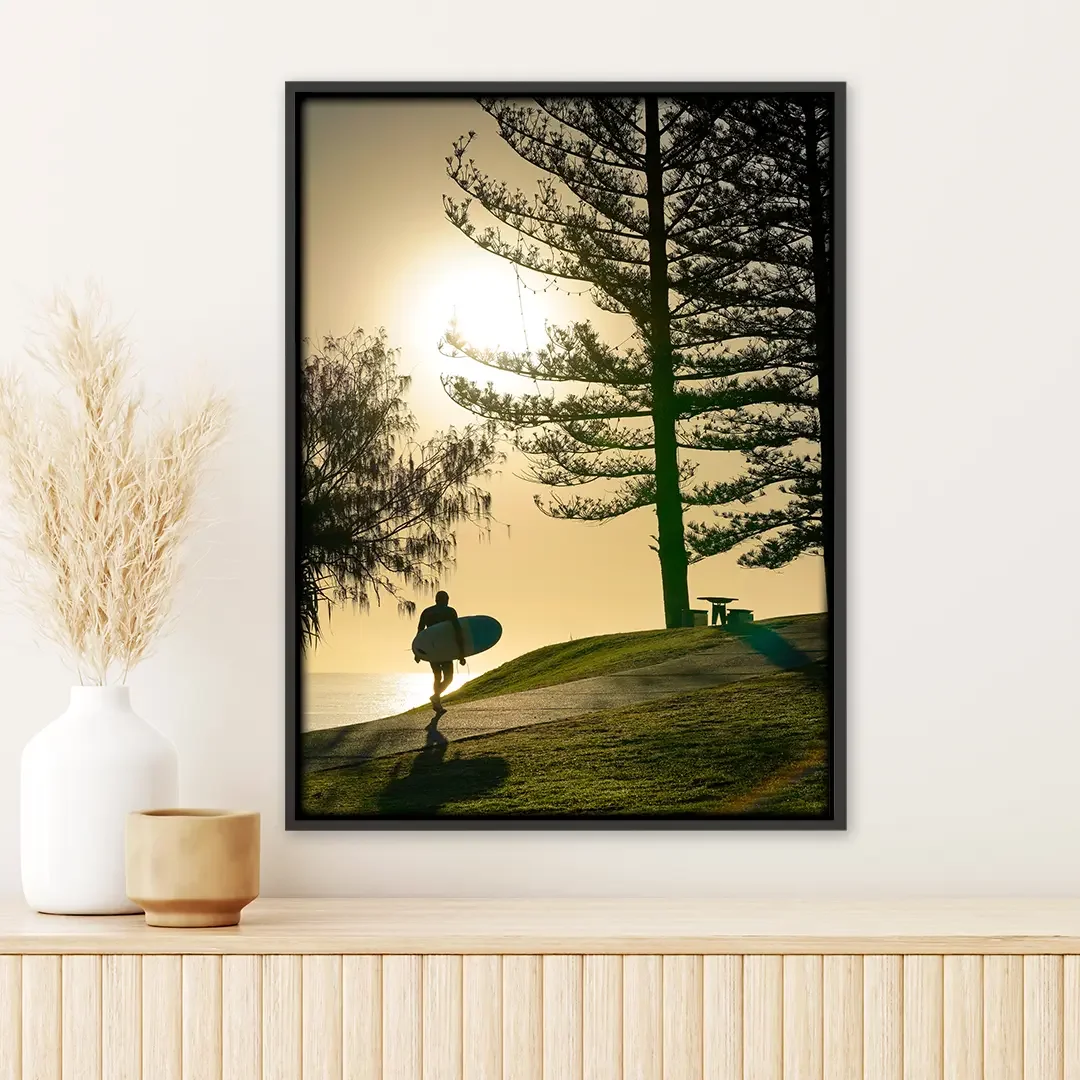 Burleigh Heads print by photographer Michael Tomkinson