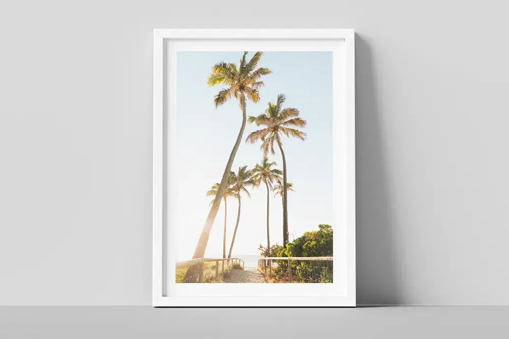 Image shows an example of a traditional framed print.