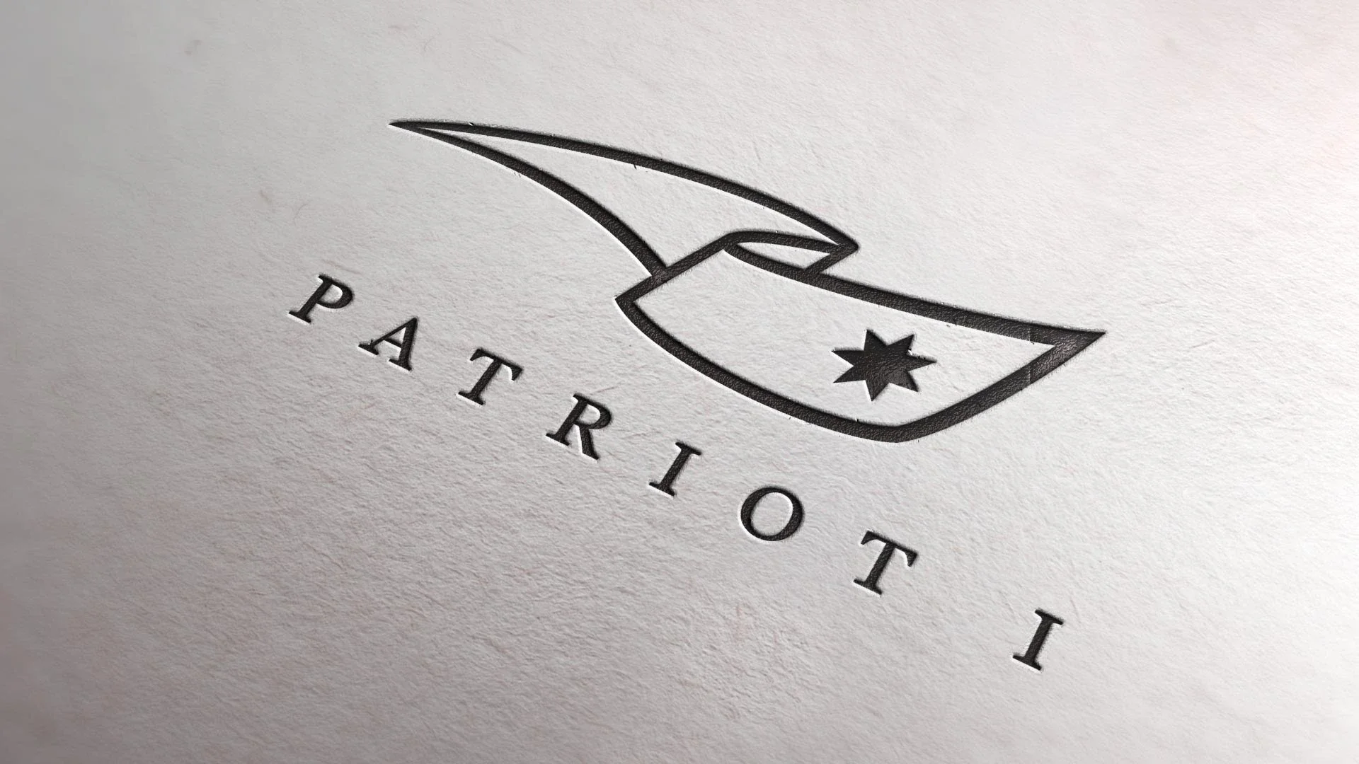 Waterline Charters - Patriot 1 vessel logo design