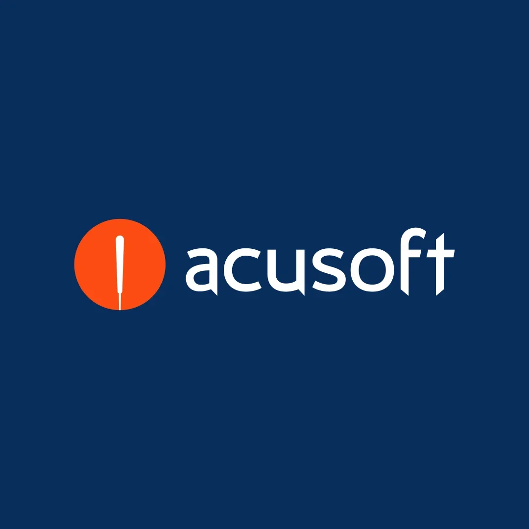 Acusoft logo design