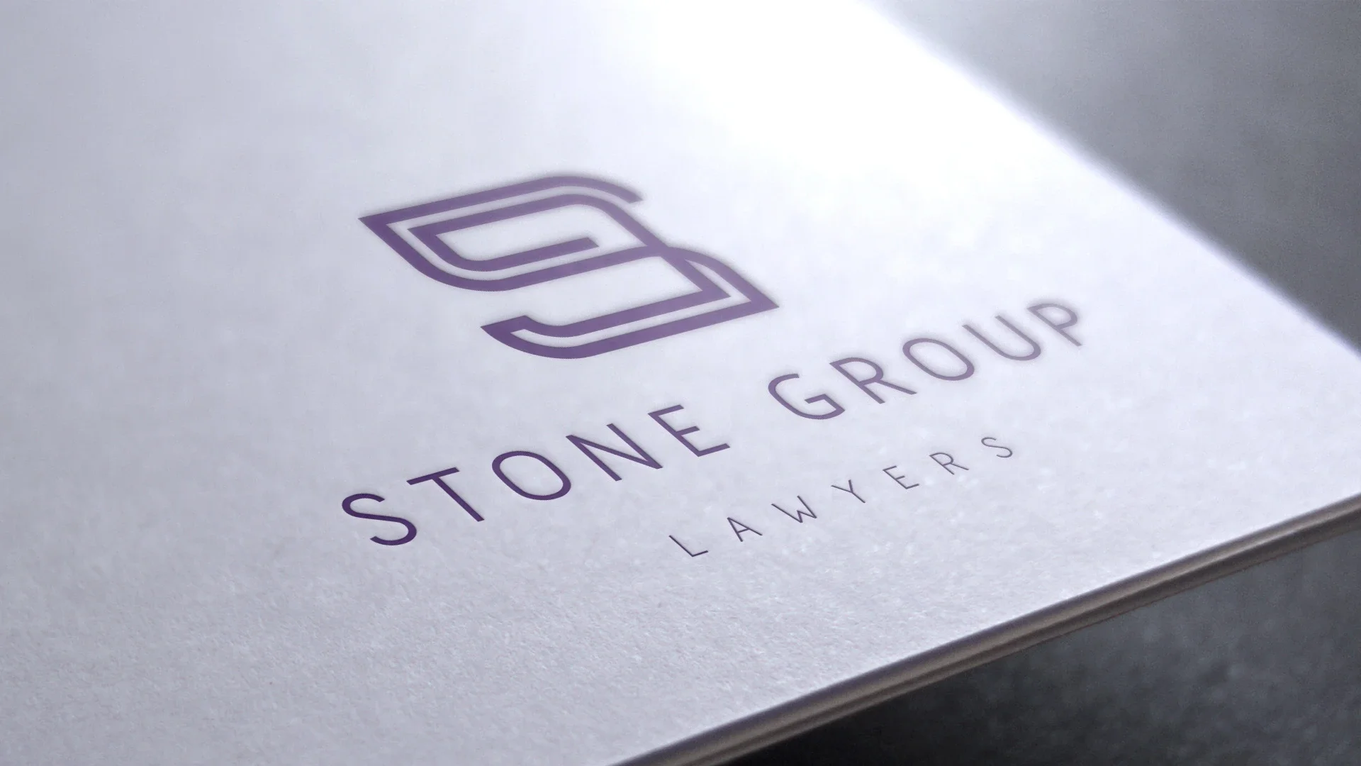 Stone Group Lawyers logo design