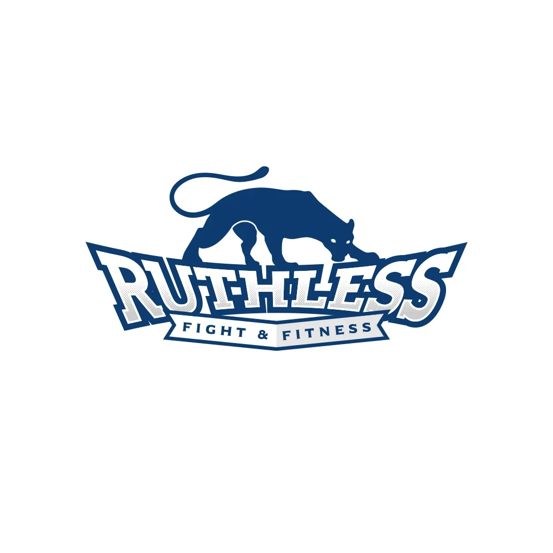 Ruthless Fight & Fitness logo design